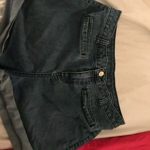 Jean high waisted shorts